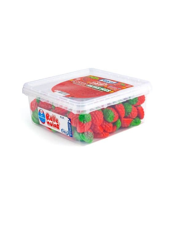 Vidal Jelly Filled Wild Strawberries Tub 75 Count