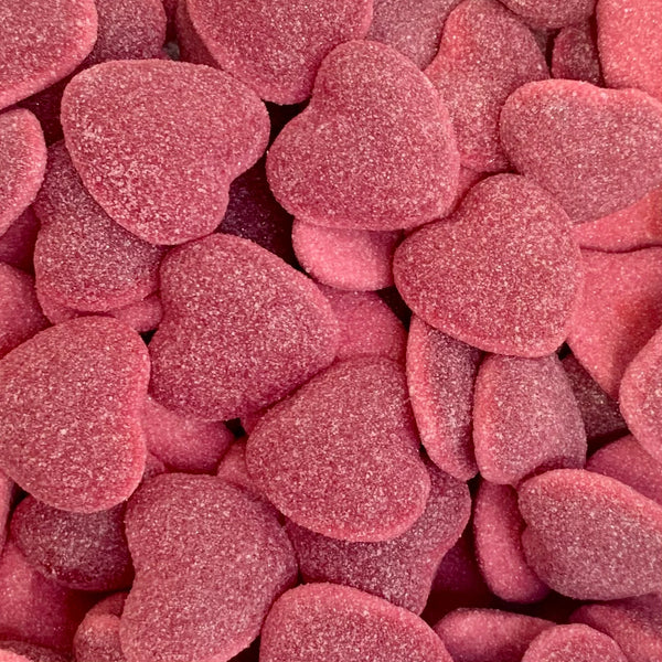 Vidal Shiny Red Hearts 65 Count Tub