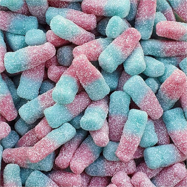Vidal Small Fizzy Blue Bottles 3Kg