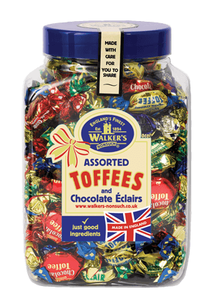 Walkers Assorted Toffee Jars 1.25Kg