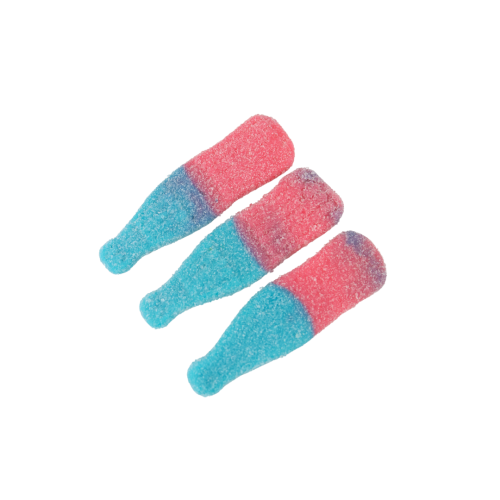 Yummy Giant Fizzy Pink and Blue Bottles 1kg