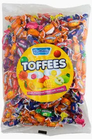 Yummys Centre Filled Fruit Toffees 1kg