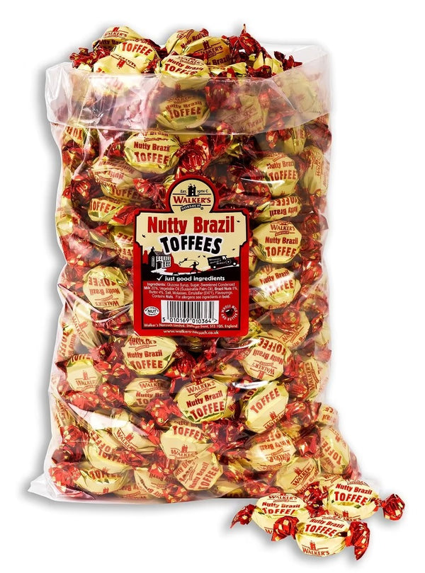 Walker's Nonsuch Nutty Brazil Toffees 2.5kg