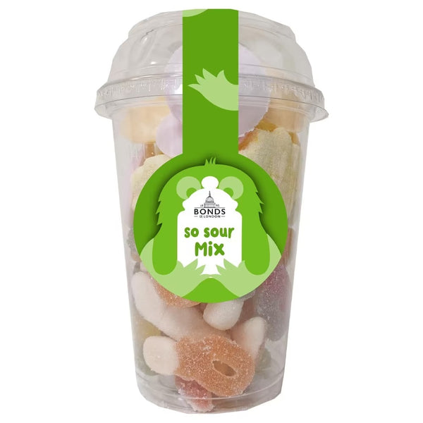 Bonds So Sour Mix Candy Cup 235g x 6 Cups