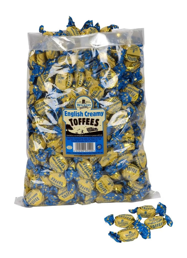 Walker's Nonsuch English Creamy Toffees 2.5kg