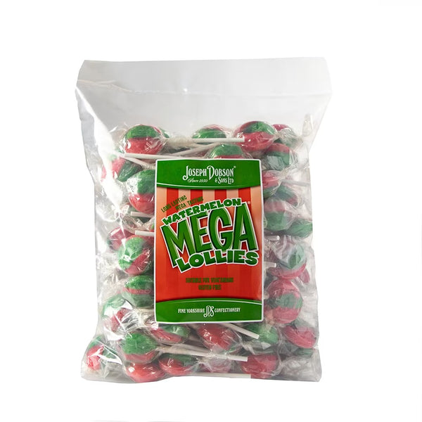 Dobsons Wrapped Watermelon Mega Lollies 1.9kg