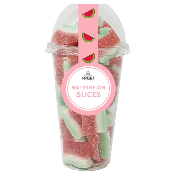 Bonds Watermelon Slices Candy Cup 250g x 8 Cups