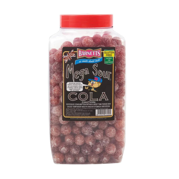 Barnetts Mega Sour Cola Jar 3kg
