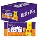Cadbury Double Decker Chocolate Bar 4 Pack Multipack 149.2g £1.65 PMP 8 x (4 x 37.3g) Multipacks