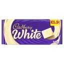 Cadbury White Chocolate Bar 90g £1.50 PMP 24 x 90g Bars