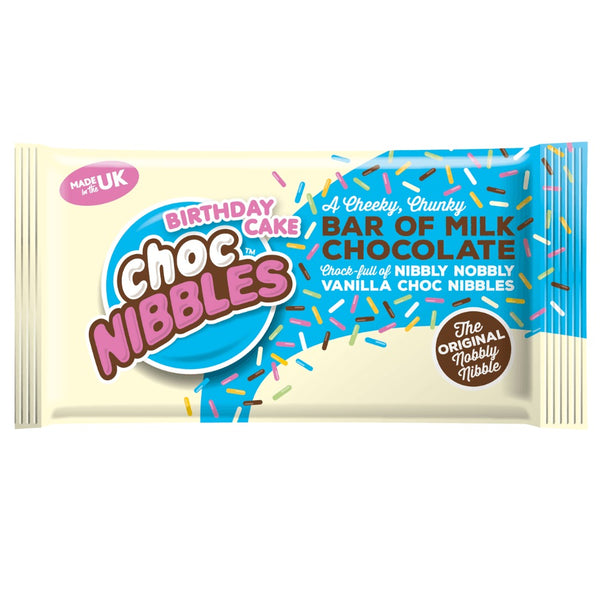 Sweet Dreams Birthday Cake Choc Nibbles Bar 120g x 20
