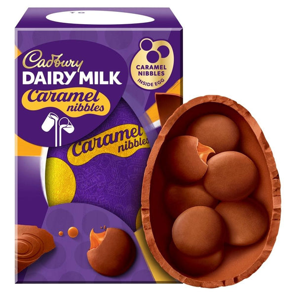 Cadbury Caramel Nibbles Chocolate Easter Egg 96g x 12