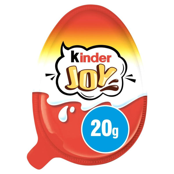 Kinder Joy Milk Chocolate Egg with Surprise 20g 32 x 20g Eggs