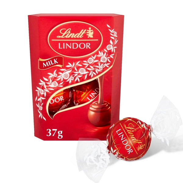 Lindt Lindor Milk Chocolate Truffles Treat Box 37g x 14 Boxes