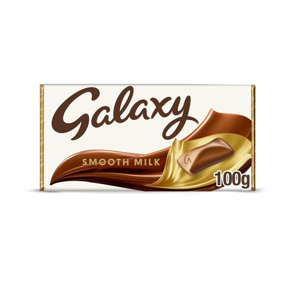 Galaxy Smooth Milk Chocolate Block Bar Vegetarian 24 x 100g