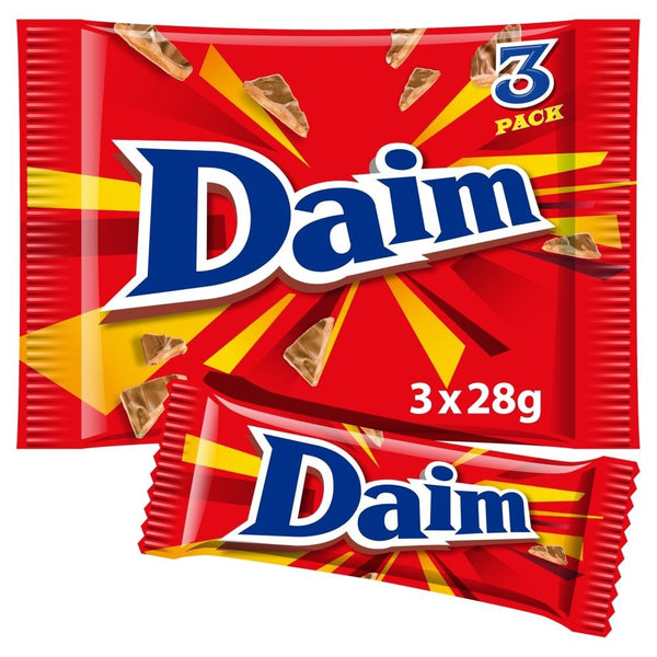 Daim Chocolate Bar 3 Pack 84g 24 x (3 x 28g)