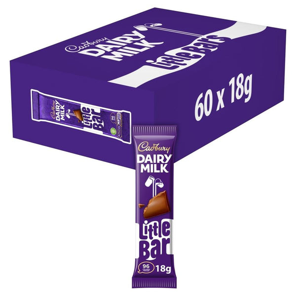 Cadbury Dairy Milk Little Bar Chocolate Bar 18g x 60 Bars