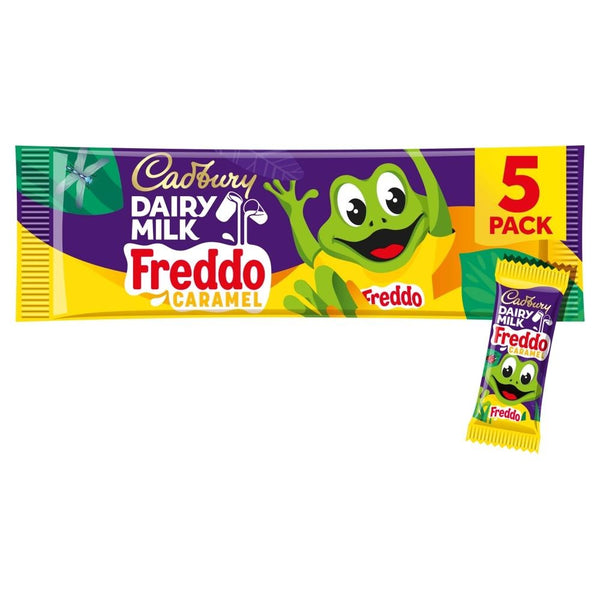 Cadbury Dairy Milk Freddo Caramel Chocolate Bar 5 Pack 97.5g x 30 Packs