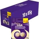 Cadbury White Buttons Chocolate Bag 85g £1.50 PMP 10 x 85g Bags