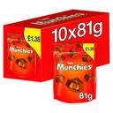 Munchies Milk Chocolate & Caramel Share Bag 81g PMP £1.35 x 10