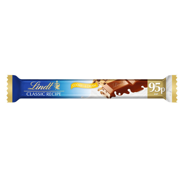 Lindt Classic Recipe Cookies & Cream Treat Bar 37g 95p PMP