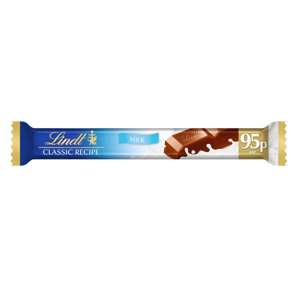 Lindt Classic Recipe Milk Chocolate Treat Bar 40g 95p PMP 24 x 37g Bars
