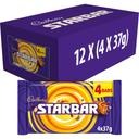 Cadbury Starbar Chocolate Bar 4 Pack Multipack 148g 12 x (4 x 37g) Multipacks