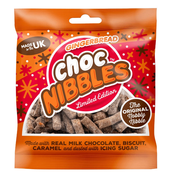 Sweet Dreams Gingerbread Limited Edition Choc Nibbles Bag 150g 12 x 150g Bags