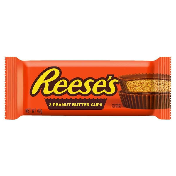 Reese's Milk Chocolate Peanut Butter Cups 42g 36 x 42g Bars