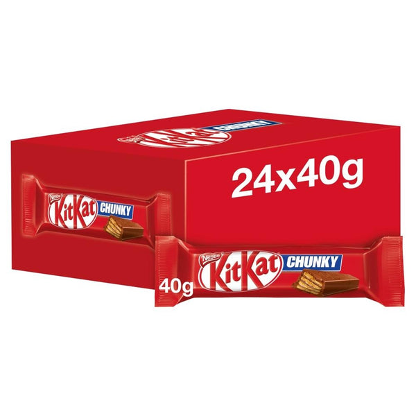 Kit Kat Chunky Milk Chocolate Bar 24 x 40g Bars
