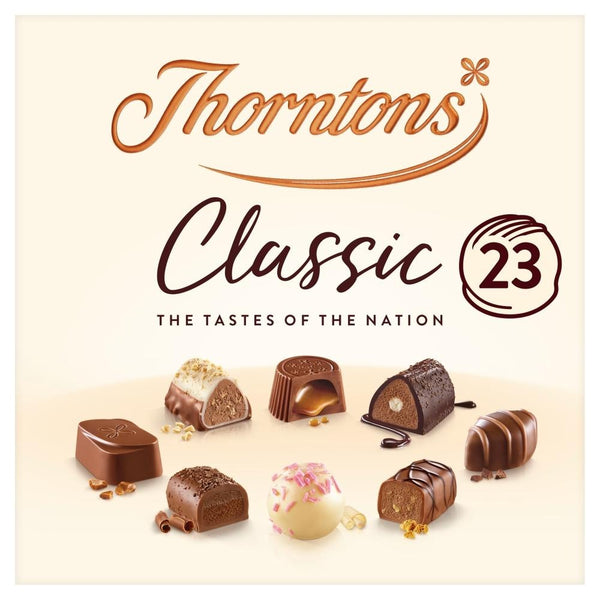 Thorntons Classic Collection Milk, Dark & White Chocolate Gift Box 262g 1 x 262g Box