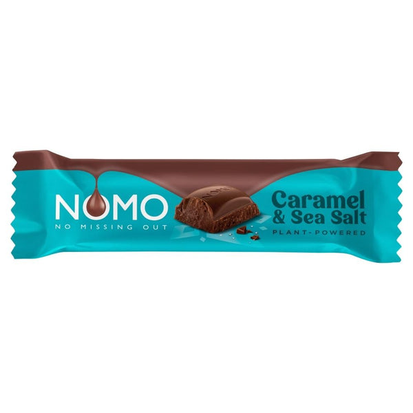 Nomo Caramel & Sea Salt Chocolate Bar 38g x 24