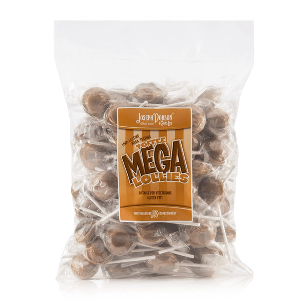 Dobsons Wrapped Toffee Mega Lollies Bag 1.9kg