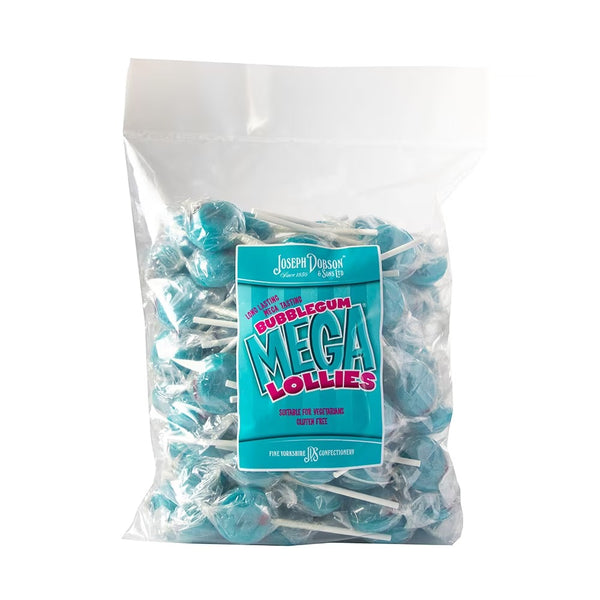 Dobsons Wrapped Bubblegum Mega Lollies 1.9kg