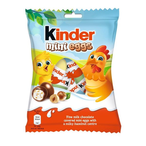 Kinder Mini Easter Eggs Pouch 75g 22 x 75g Bags