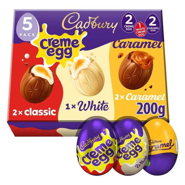 Cadbury Creme Egg 5 Pack Mixed Chocolate Box 200g