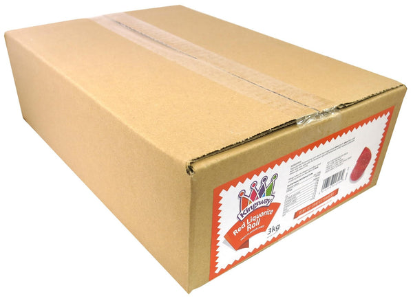 Kingsway Fizzy Red Liquorice Rolls 3kg