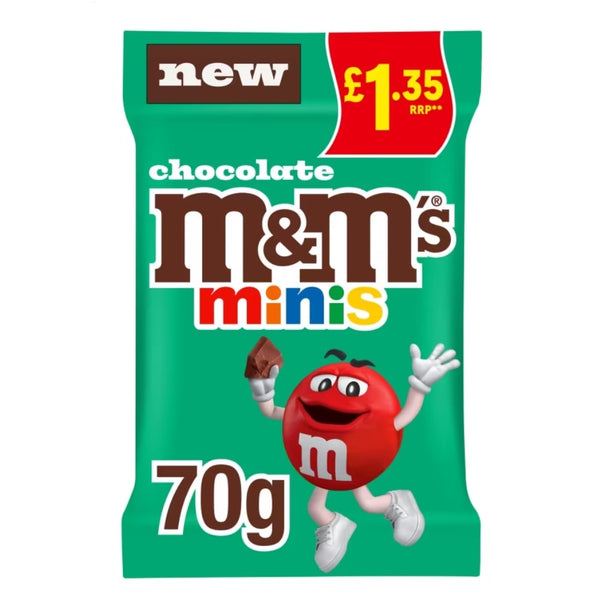 M&M's Minis Bites Milk Chocolate Treat Bag £1.35 PMP 70g x 16
