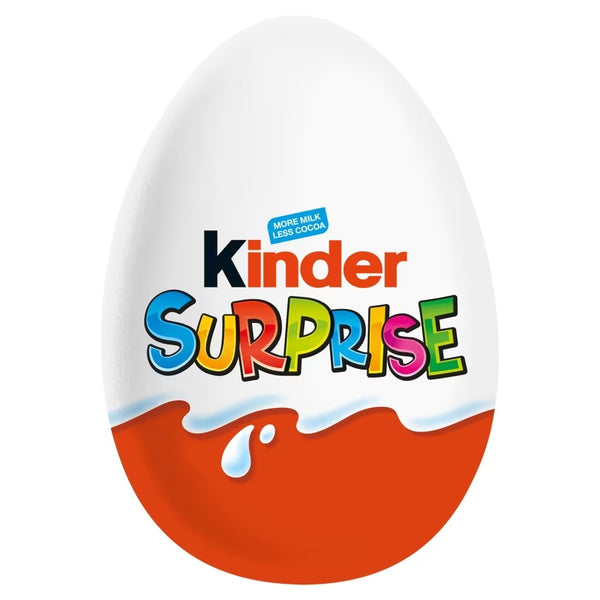Kinder Surprise Milk Chocolate Eggs With Toy 36 x 20g Eggs