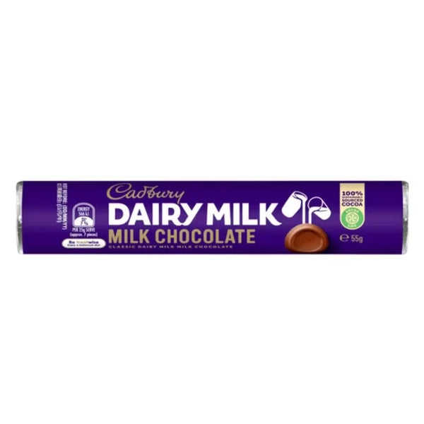 Cadbury Dairy Milk Chocolate Milk Chocolate Roll 55g (Australian) x 35 Rolls