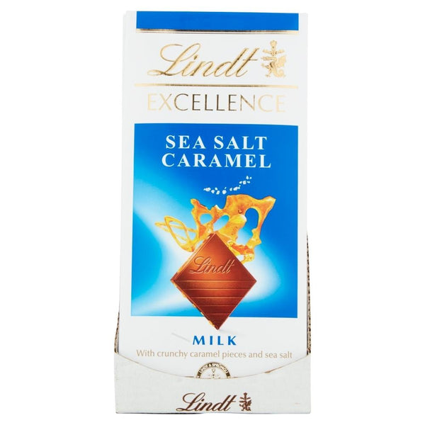 Lindt Excellence Milk Sea Salt Caramel Chocolate Bar 100g 20 x 100g Bars