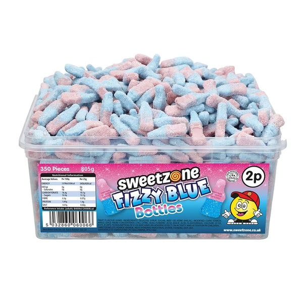 Sweetzone Fizzy Blue Bottles 2p Tub 805g