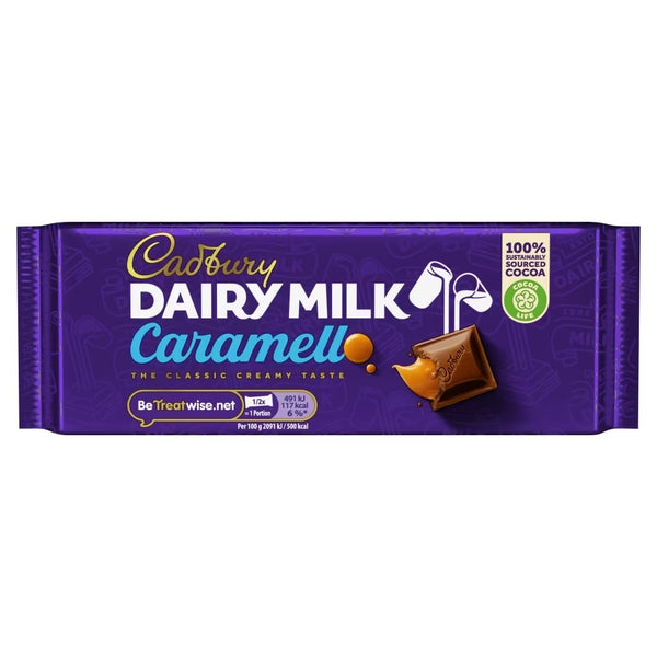 Cadbury Dairy Milk Caramello Chocolate Bar 53g (Irish) x 48 Bars