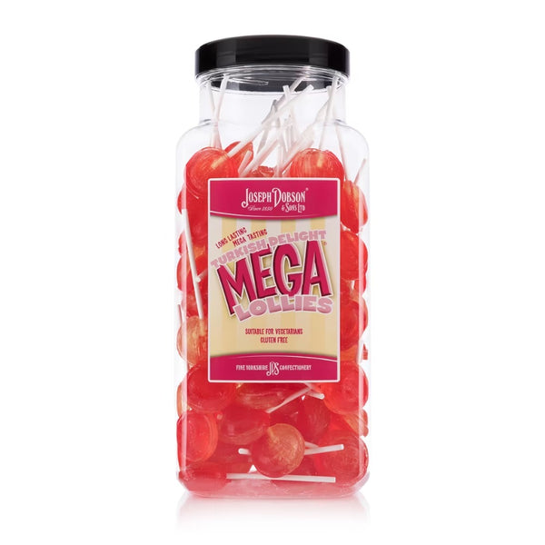 Dobsons Turkish Delight Mega Lollies Jar 1.9kg