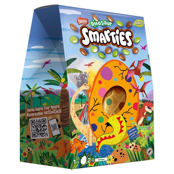 Smarties Dinosaur Milk Chocolate Giant Easter Egg 226g