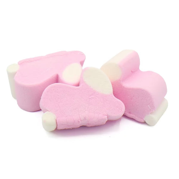 Pink & White Bunny Mallows Bag 1kg