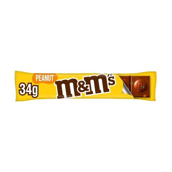 M&M's Crunchy Peanut & Milk Chocolate Bar 34g x24