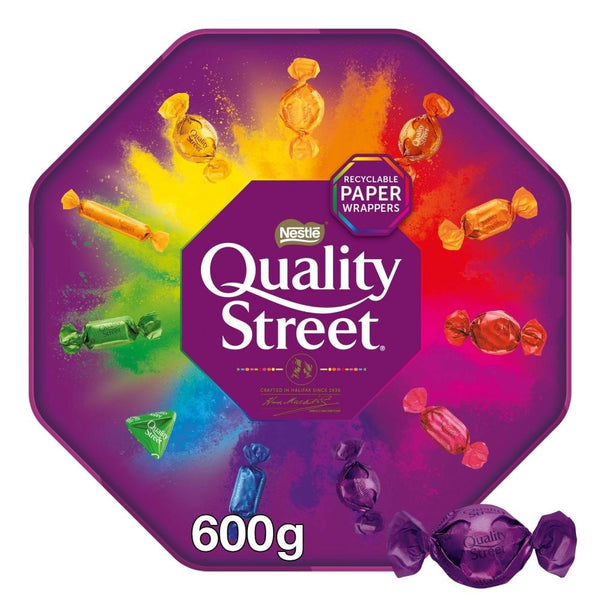 Quality Street Chocolate Tub 600g 1 x 600g Tub