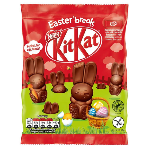 Kit Kat Bunny Milk Chocolate Easter Figure Sharing Bag 12 x 55g Bags