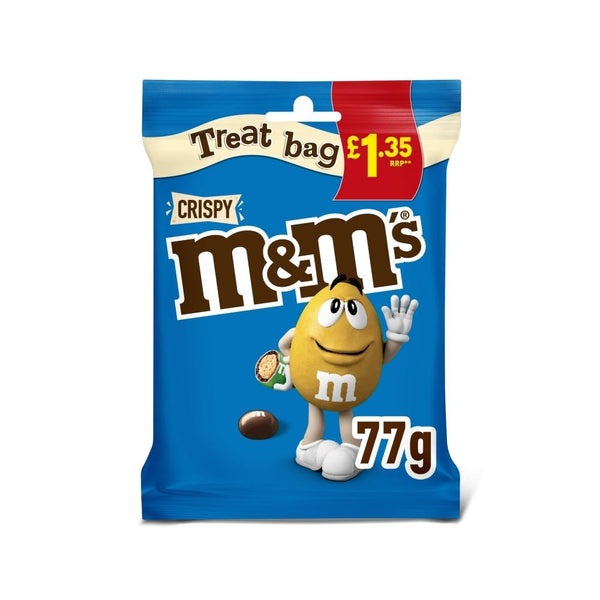 M&M's Crispy Milk Chocolate Bites Treat Bag £1.35 PMP 77g x 16